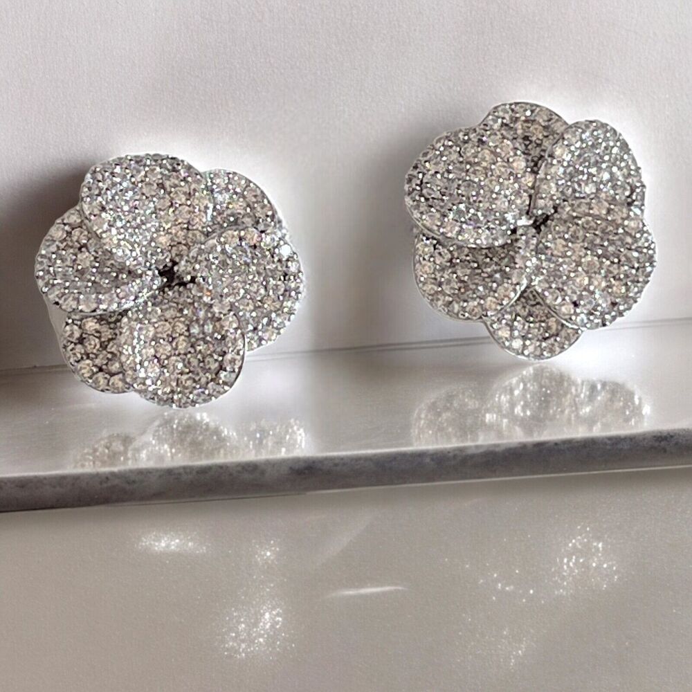 New Ti Adoro Bridal Earrings Crystal Quinceanera Formal Prom - 6S